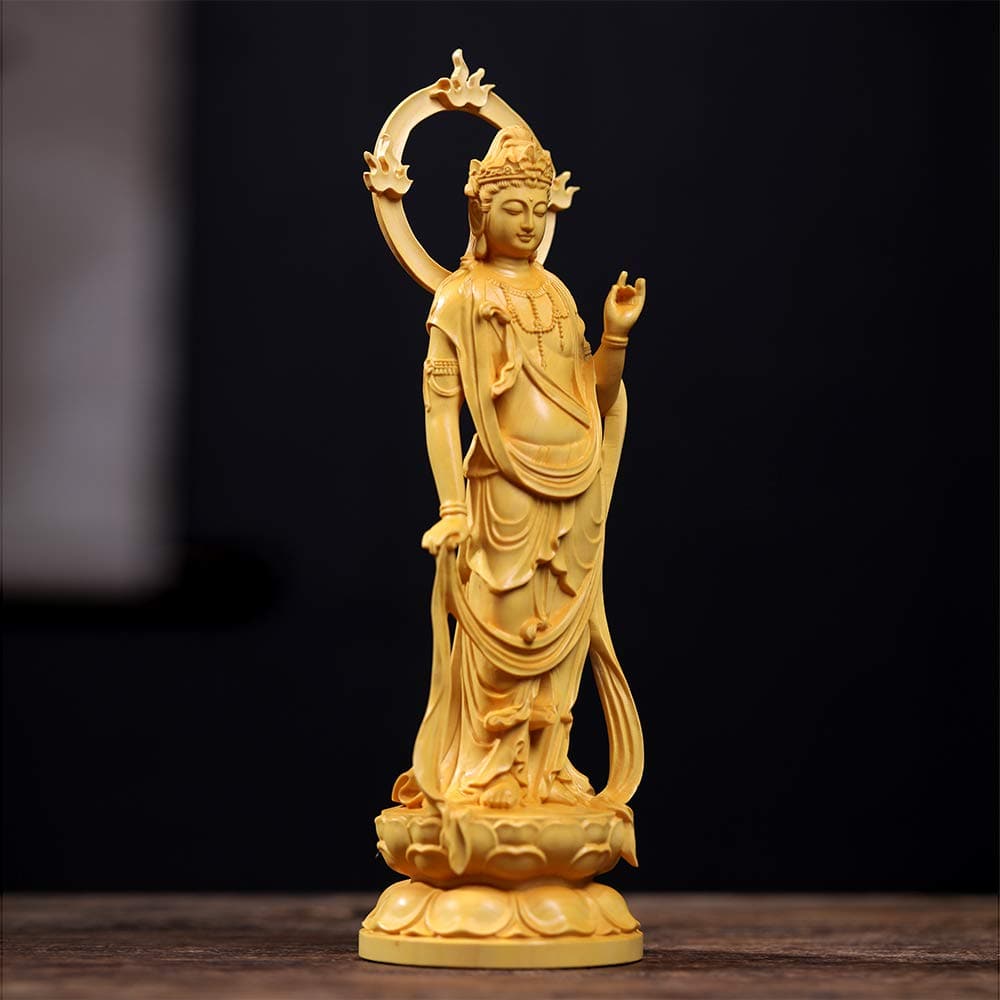 木彫り 仏像 勢至菩薩 守り本尊