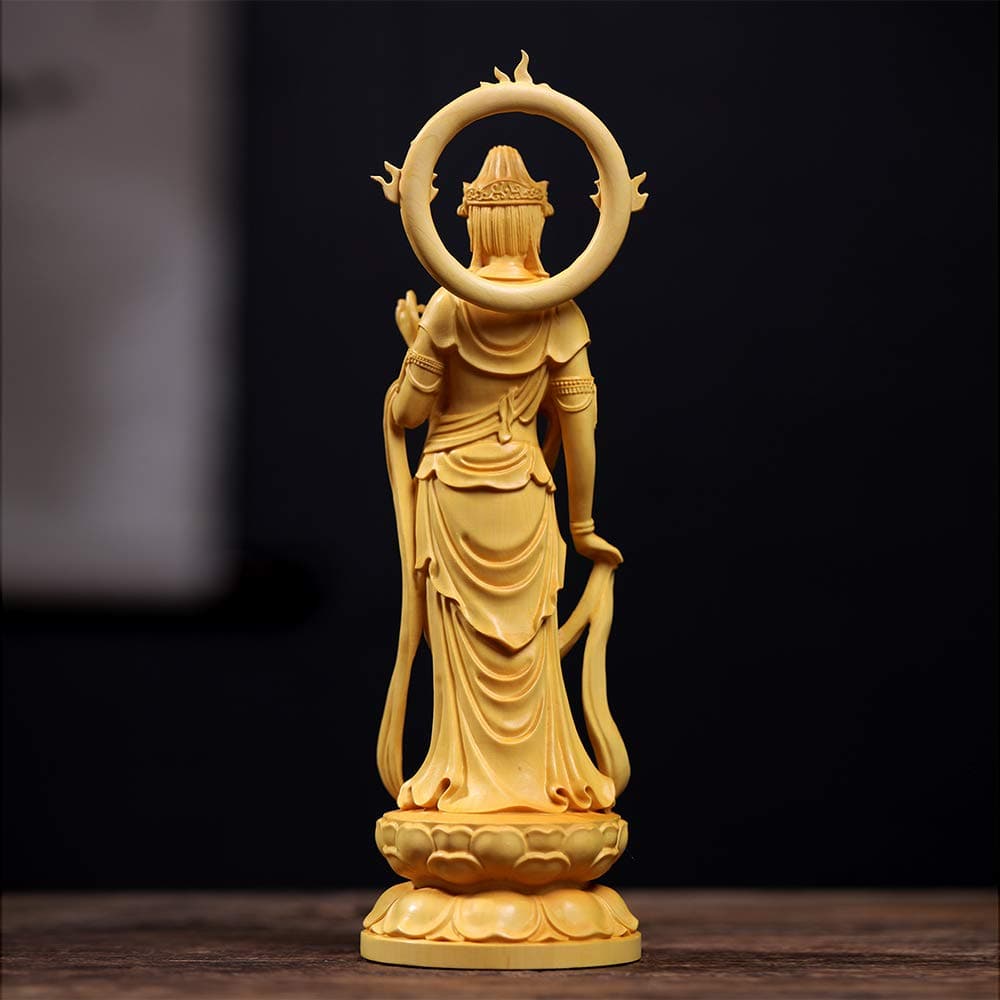 木彫り 仏像 勢至菩薩 守り本尊