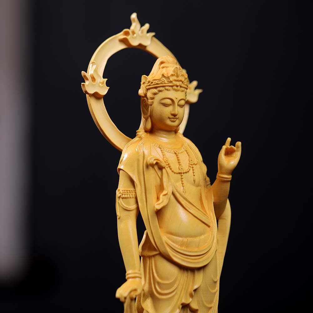 木彫り 仏像 勢至菩薩 守り本尊