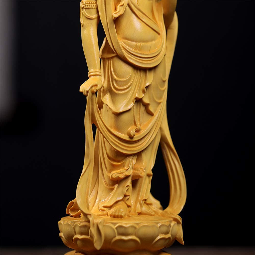 木彫り 仏像 勢至菩薩 守り本尊