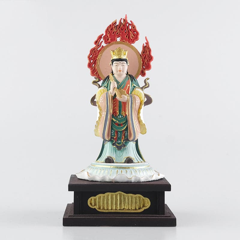 完全手彫り 木彫り仏像 小仏 十二天像