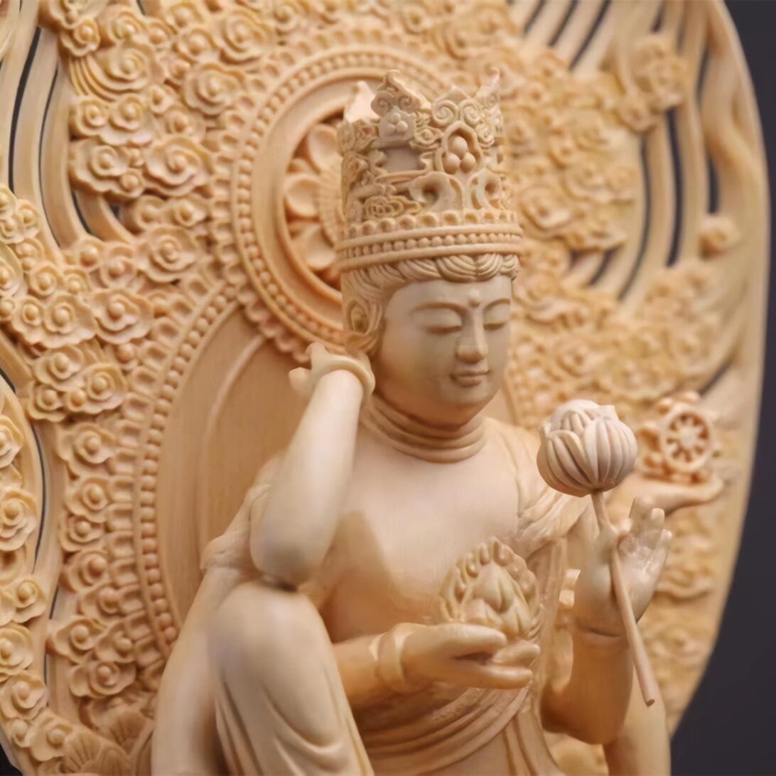 仏像 木彫り 如意輪観音菩薩像