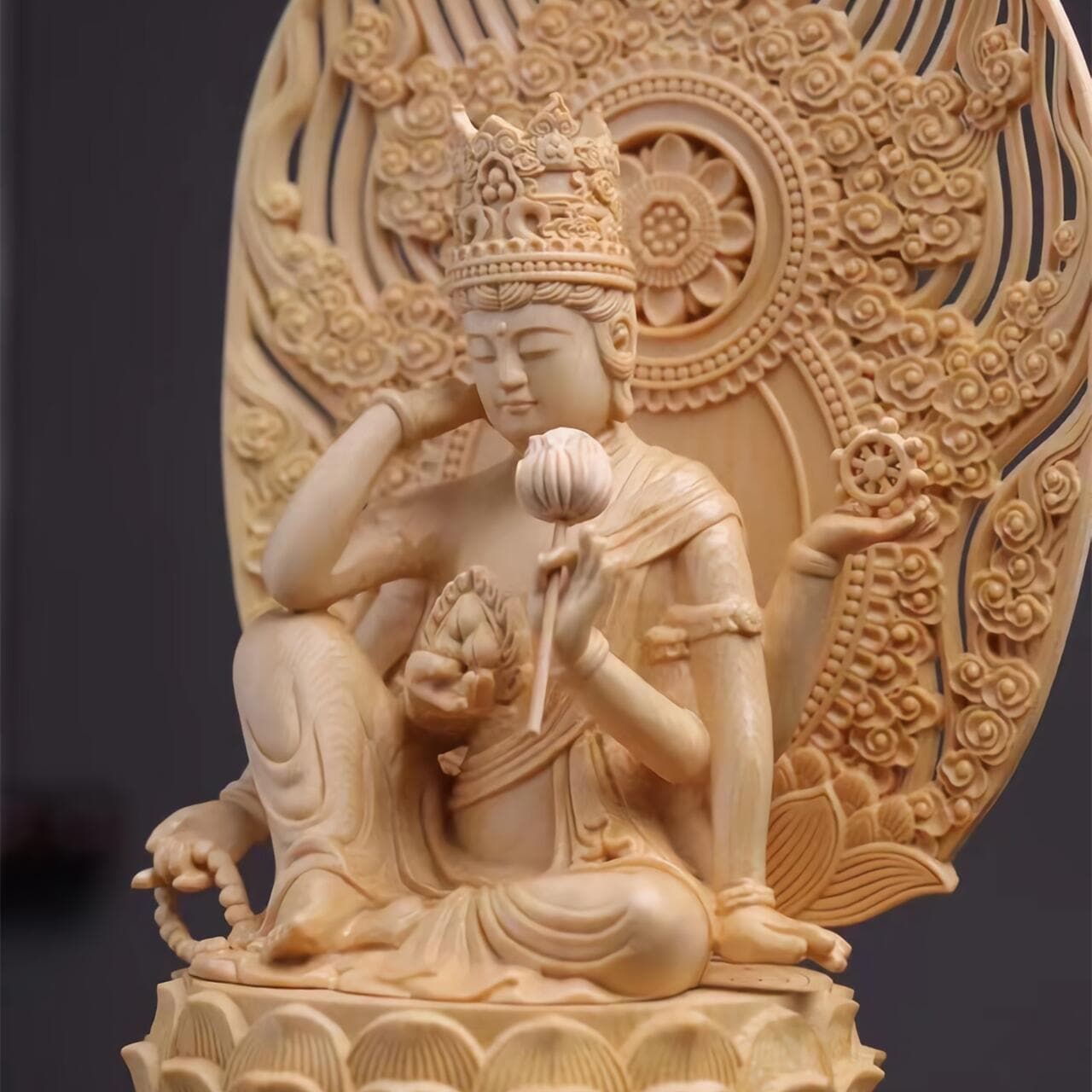 仏像 木彫り 如意輪観音菩薩像