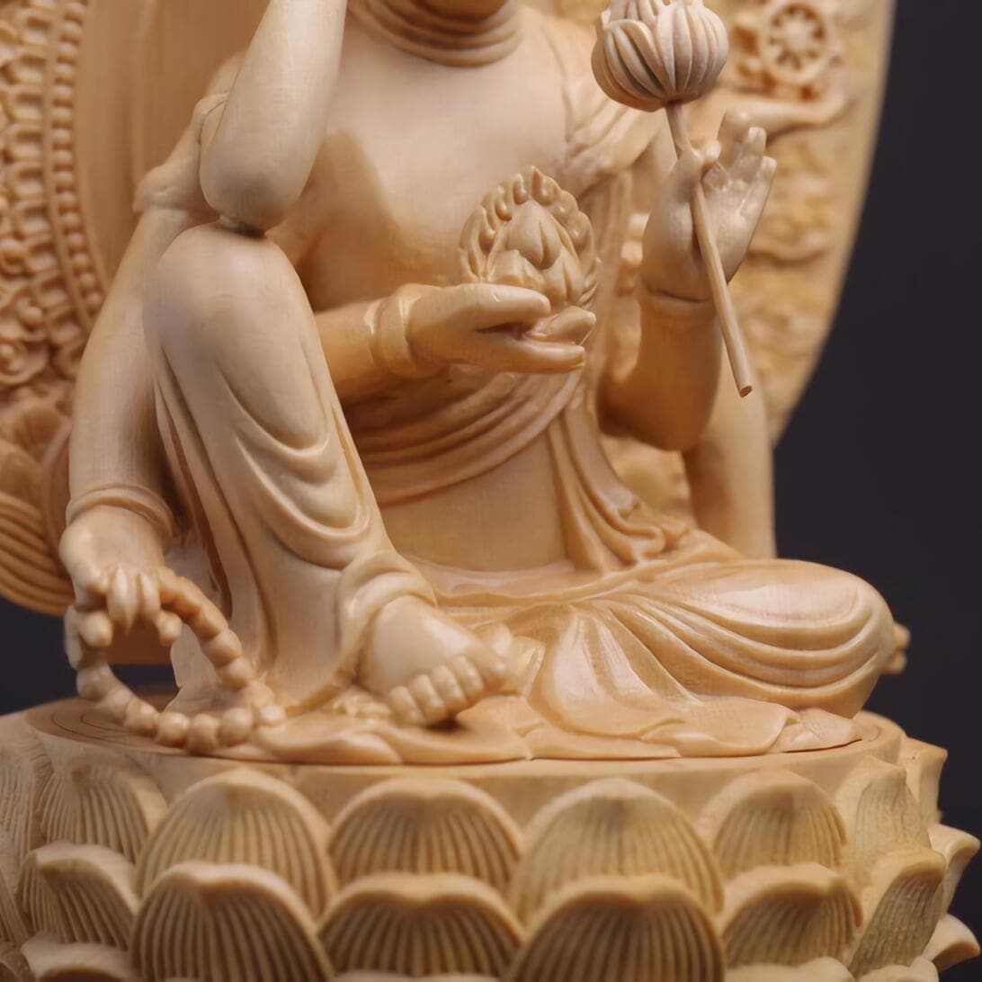 仏像 木彫り 如意輪観音菩薩像