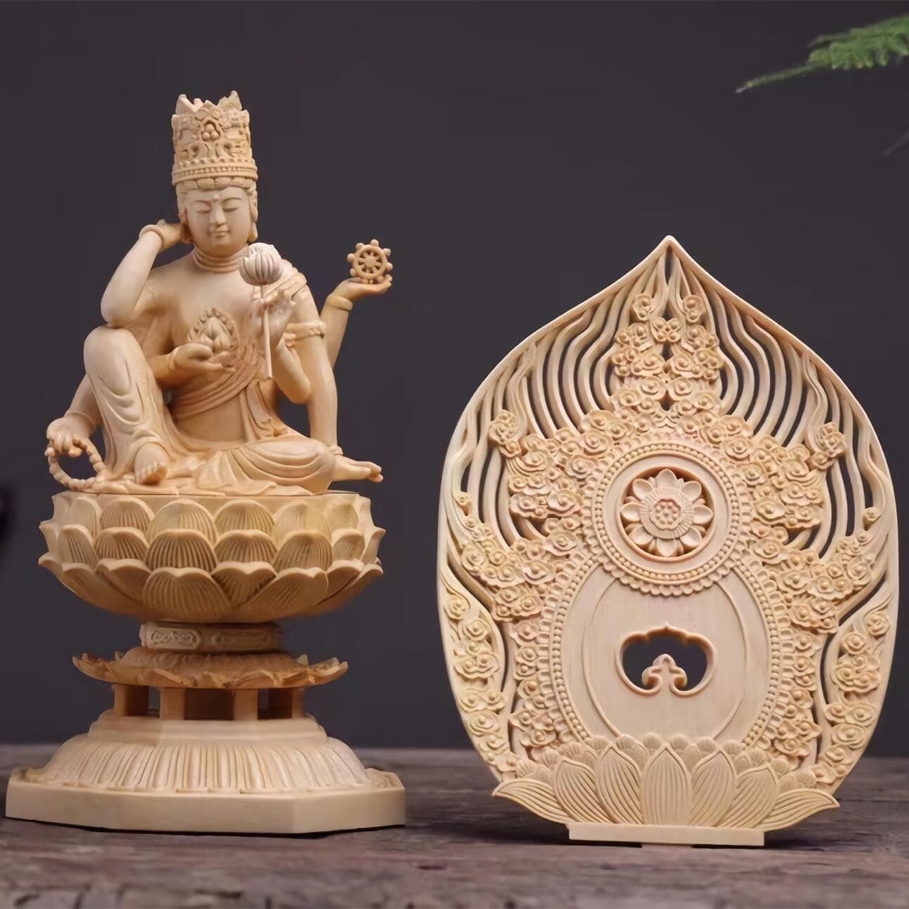 仏像 木彫り 如意輪観音菩薩像