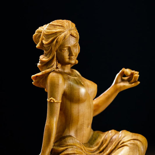 仏像 木彫り 弁財天 七福神