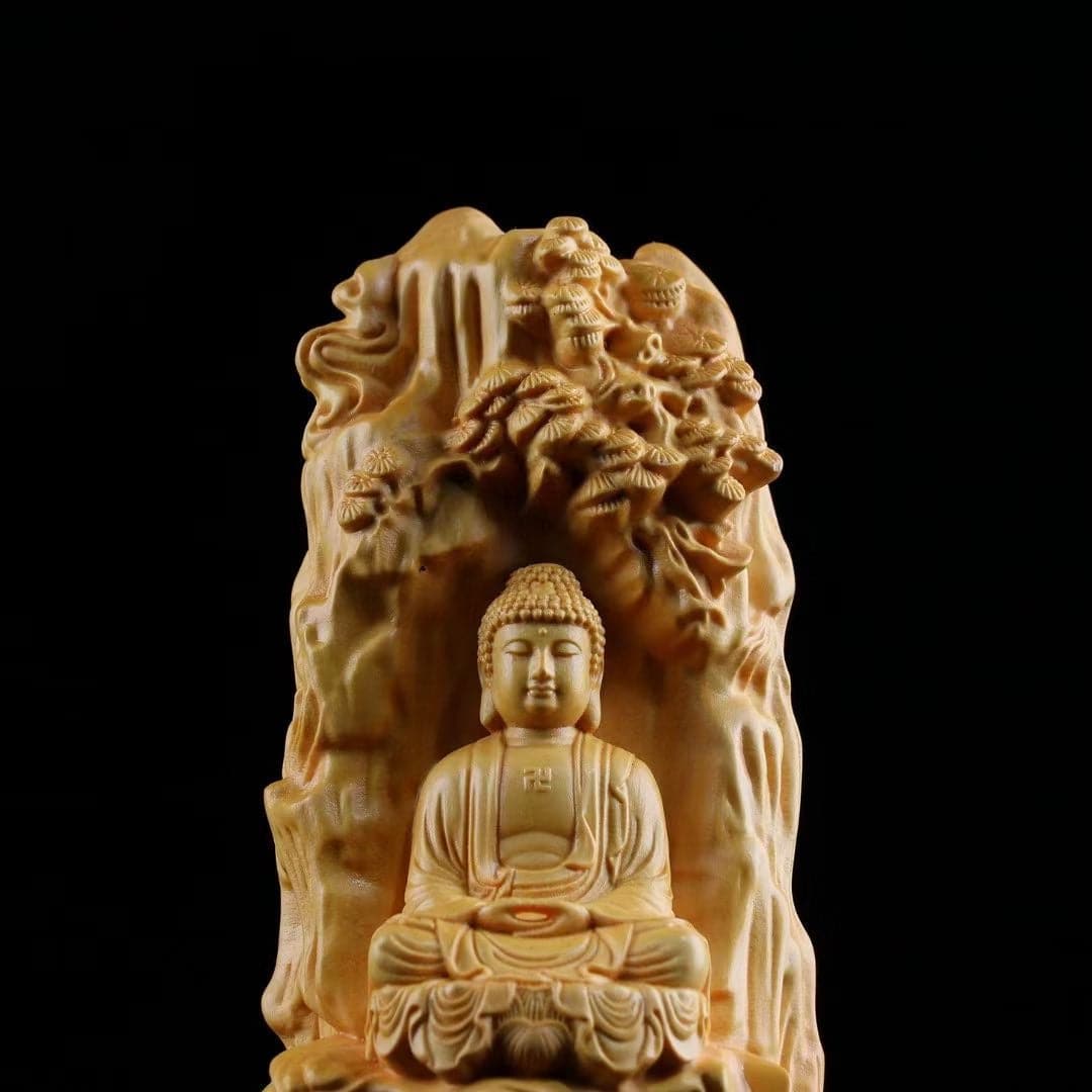 木彫仏像 阿弥陀三尊 阿弥陀如来&觀音菩薩&勢至菩薩