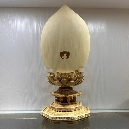 極上彫り 木彫 毘盧遮那仏坐像