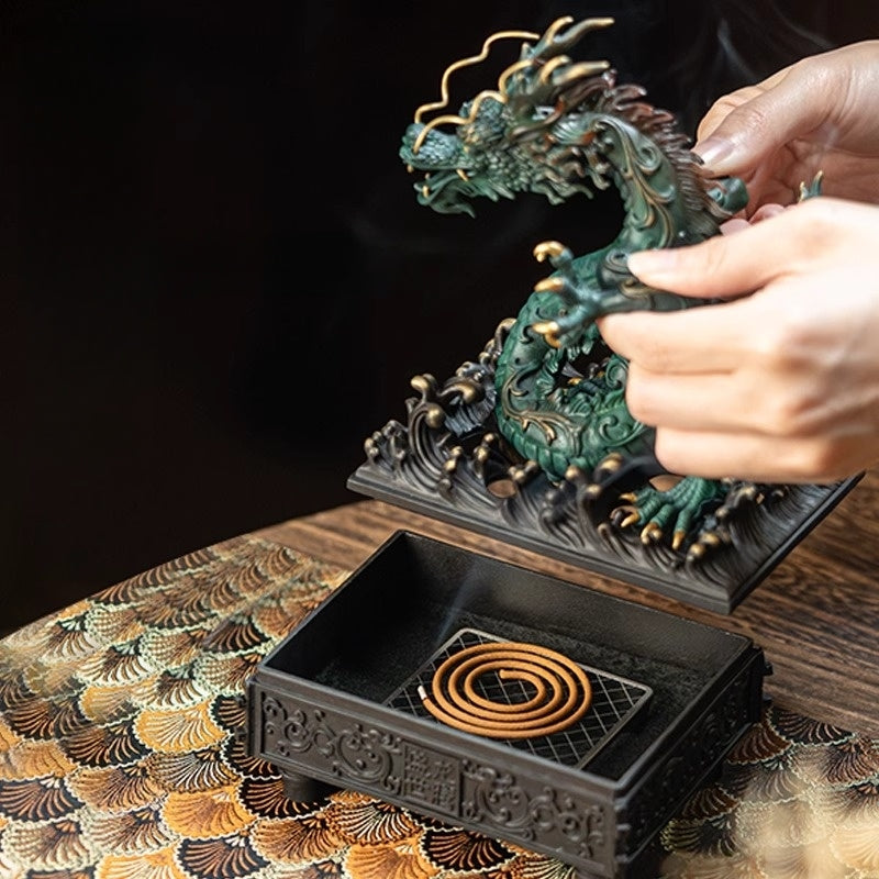 中国清代染付鉢　特大　香炉　筆立　昇龍　縁起物　運気上昇 中国清代染付鉢 特大 香炉 筆立 昇龍 縁起物 運気上昇