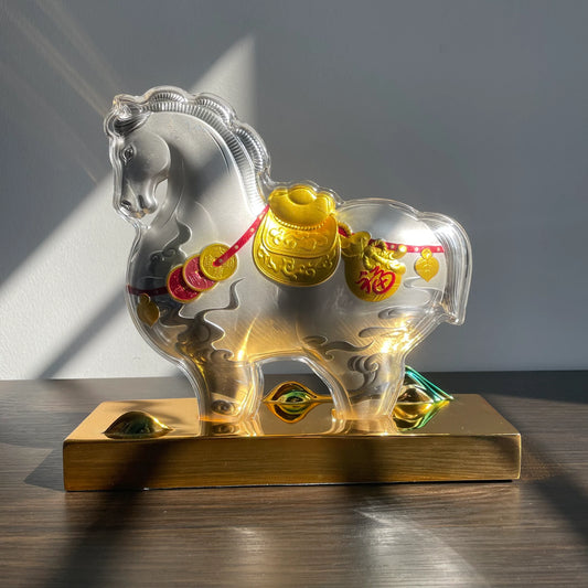 干支 午 置物 馬 うま 2026年 純銀999