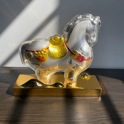 干支 午 置物 馬 うま 2026年 純銀999