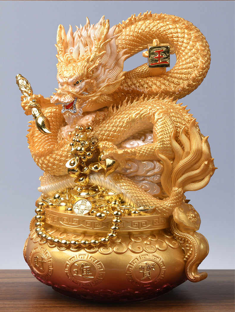 金運上昇 金色龍神様 | 念珊閣仏像専門店