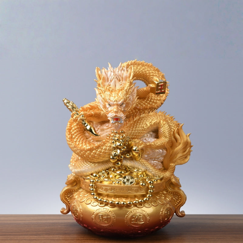 金運上昇 金色龍神様 | 念珊閣仏像専門店