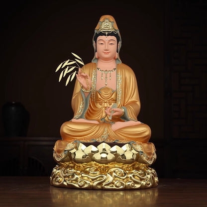 極彩FRP仏像 手描き金箔仕上げ｜布袋・釈迦・地蔵・観音