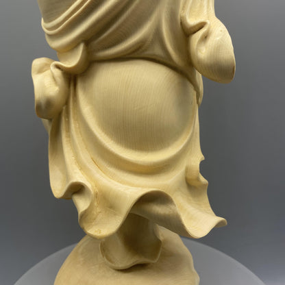 仏像 木彫り  布袋様 七福神  寿桃布袋尊