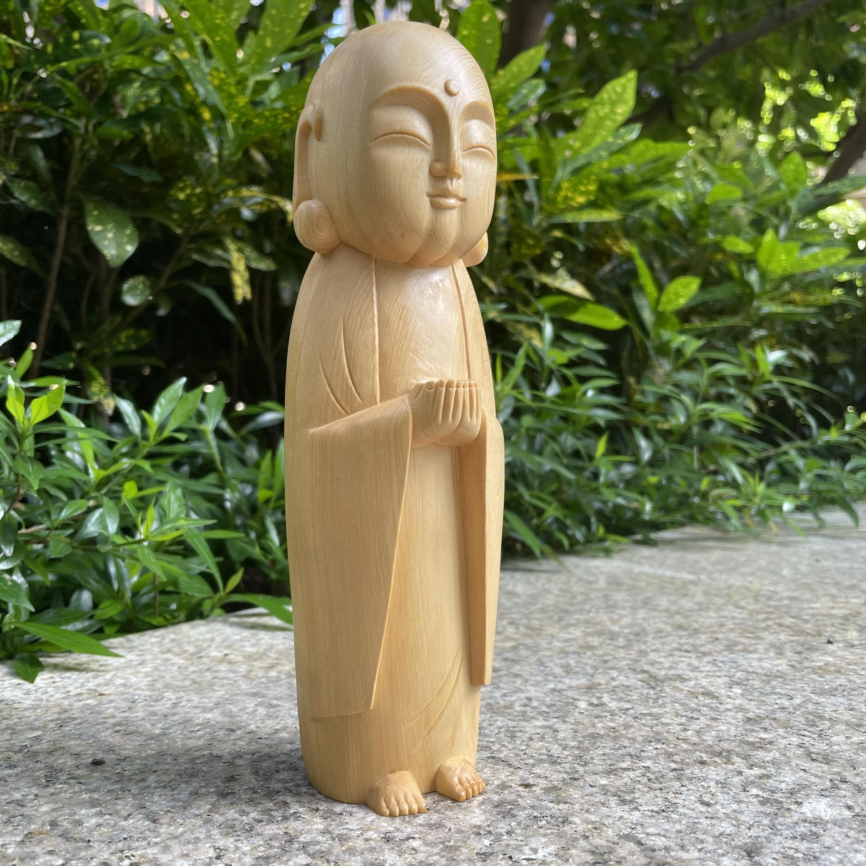 仏像 木彫り 地蔵菩薩 子供 小さいお地蔵さん 玄関 置物 風水 かわいい