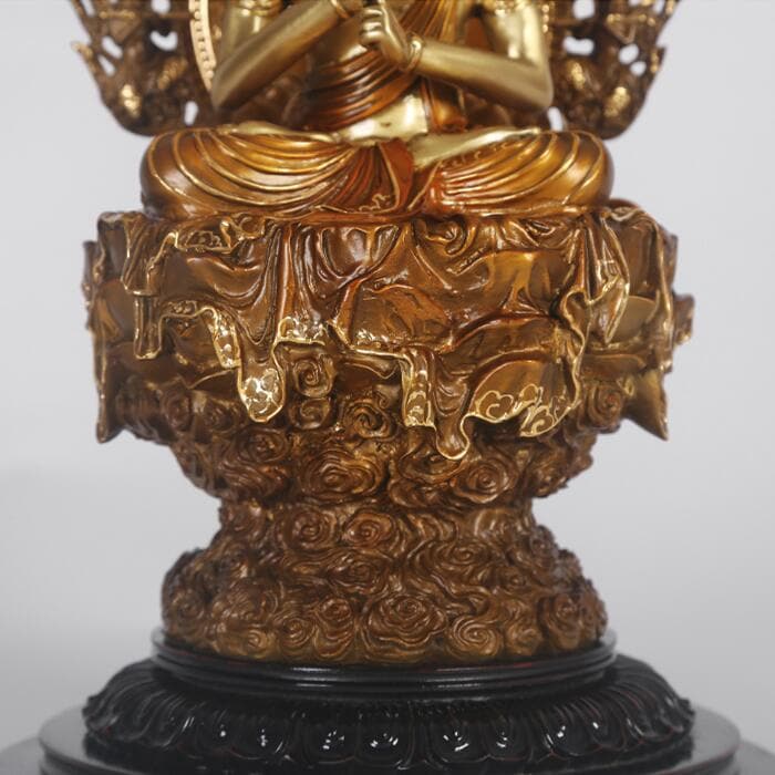 極上彫り 仏像 銅製 大日如来 銅像 坐像