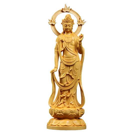 木彫り 仏像 勢至菩薩 守り本尊