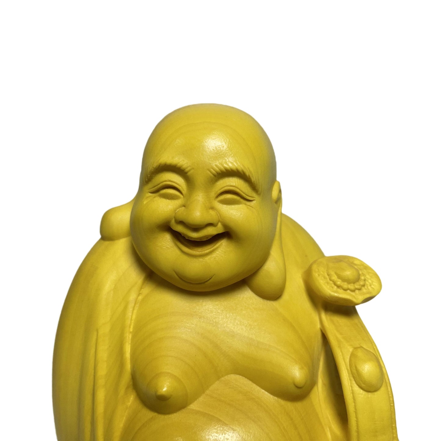 仏像 木彫り 弥勒仏 布袋さん 七福神 布袋様