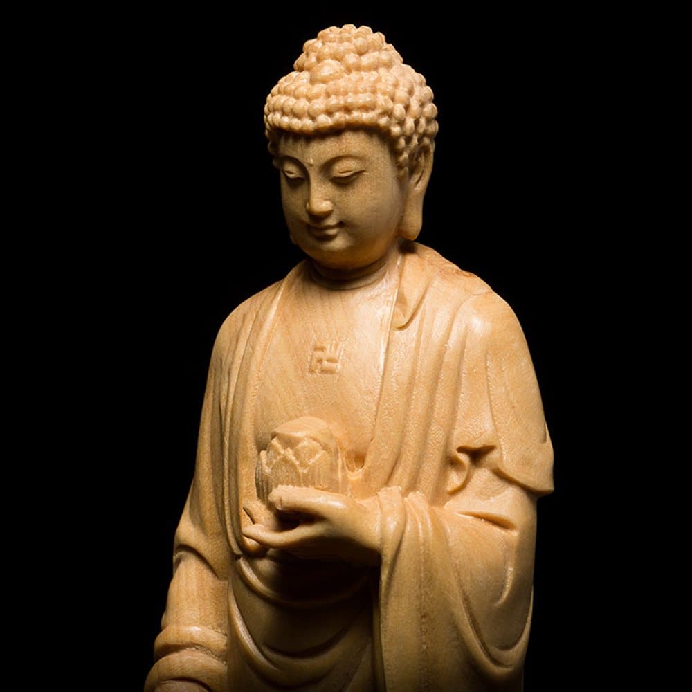 仏像 木彫り  阿弥陀如来像