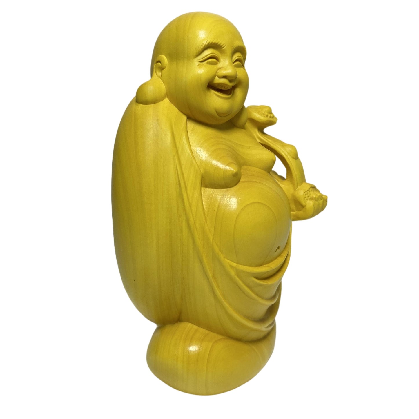 仏像 木彫り 弥勒仏 布袋さん 七福神 布袋様