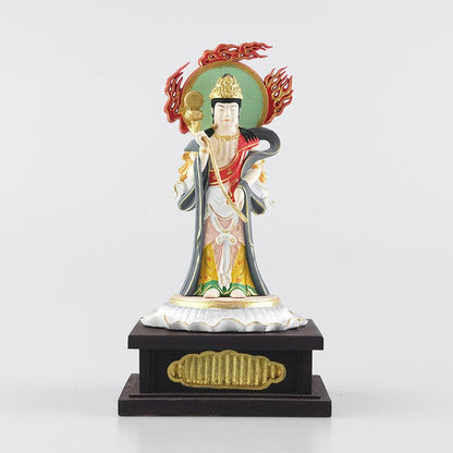 完全手彫り 木彫り仏像 小仏 十二天像