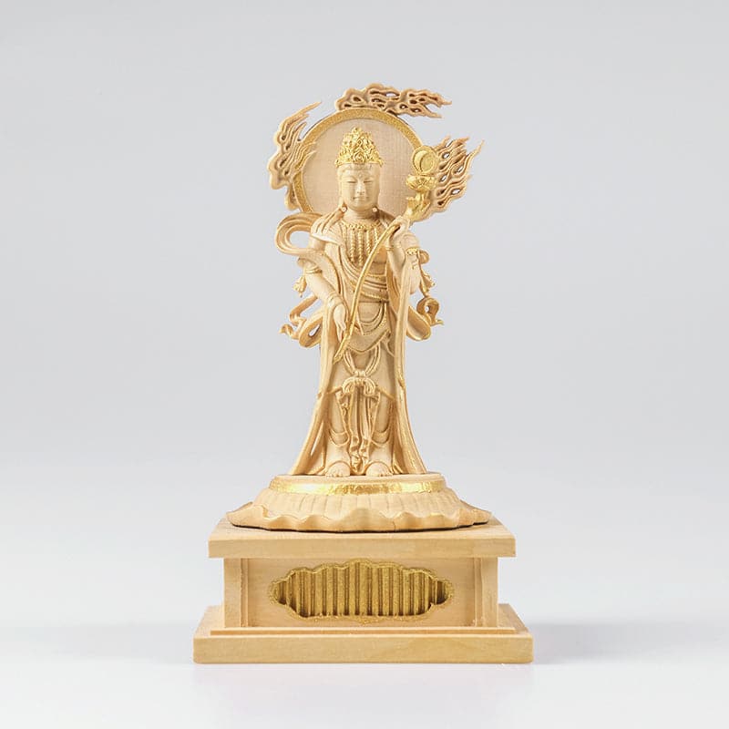完全手彫り 木彫り仏像 小仏 十二天像