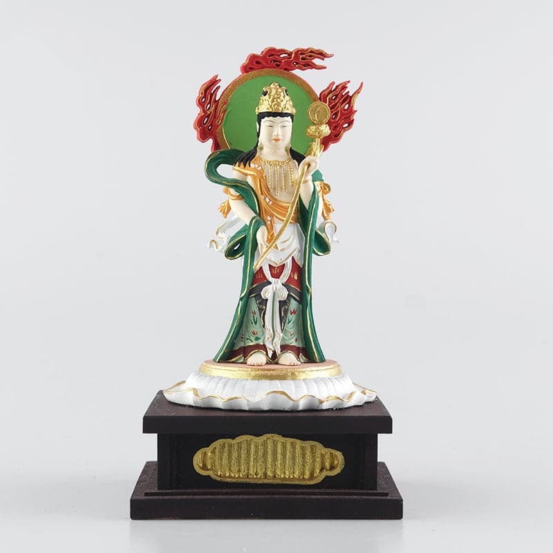 十二天（風天・地天・水天・月天・羅刹天・毘沙門天）」彩色木
