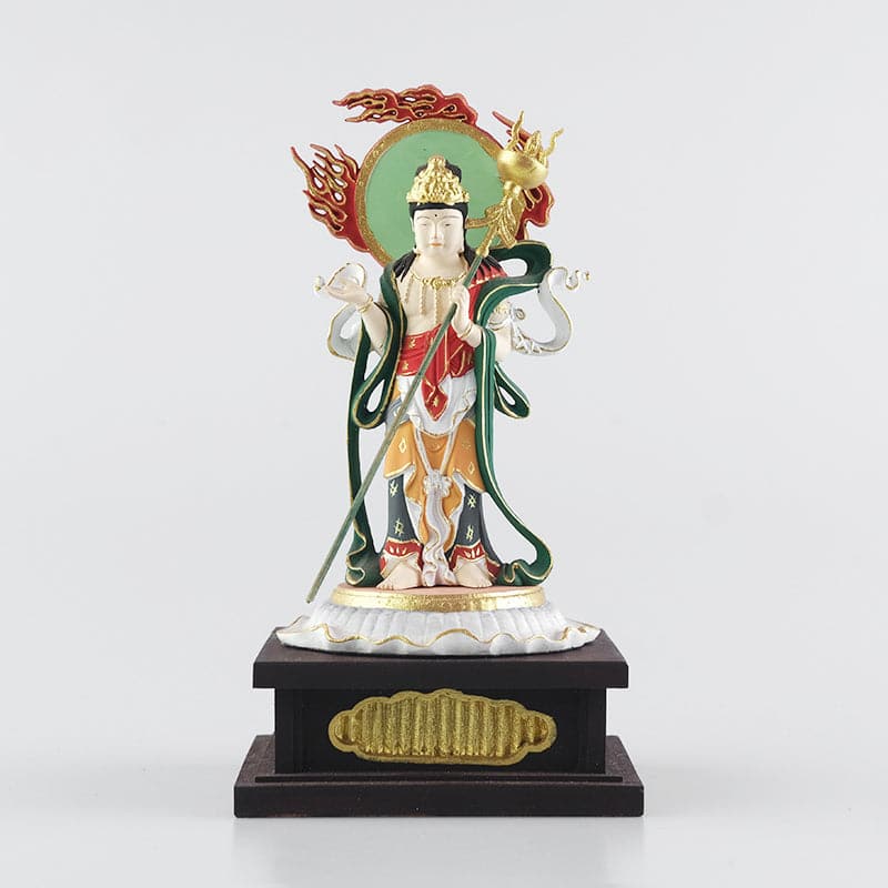 完全手彫り 木彫り仏像 小仏 十二天像
