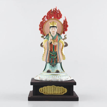 完全手彫り 木彫り仏像 小仏 十二天像