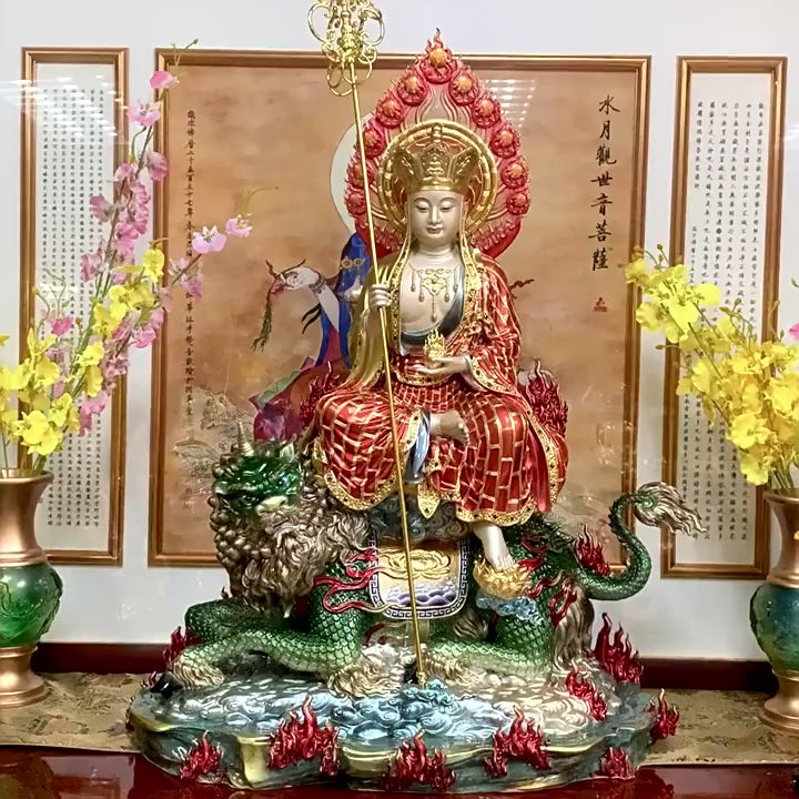 極上彫り 銅製 地蔵菩薩坐諦聴像 | 念珊閣仏像専門店