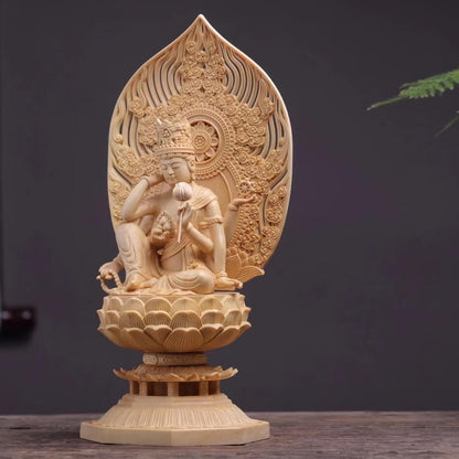 仏像 木彫り 如意輪観音菩薩像