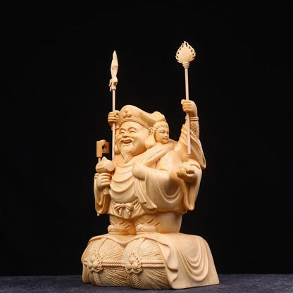 大黒様 仏像 木彫り 三面大黒天