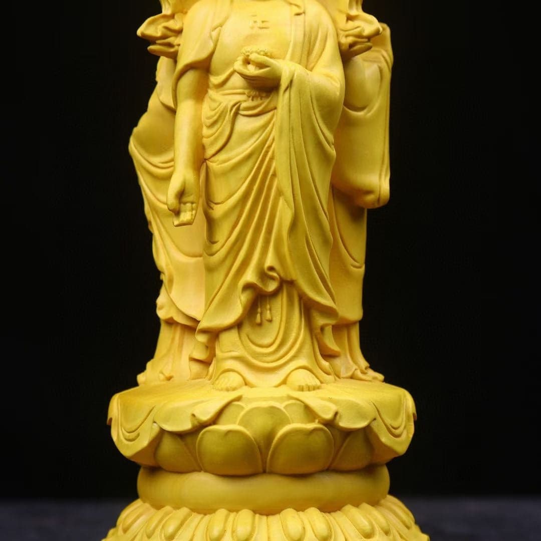仏像 木彫り 婆娑三聖 釈迦如来&観音菩薩&地蔵菩薩