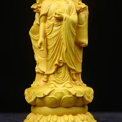 仏像 木彫り 婆娑三聖 釈迦如来&観音菩薩&地蔵菩薩