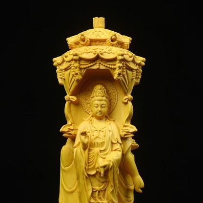 仏像 木彫り 婆娑三聖 釈迦如来&観音菩薩&地蔵菩薩