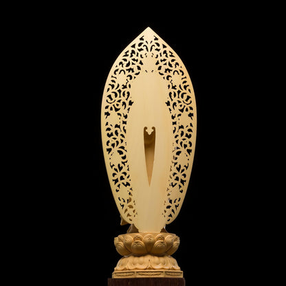 観音菩薩 木彫り 仏像  祈る 開運